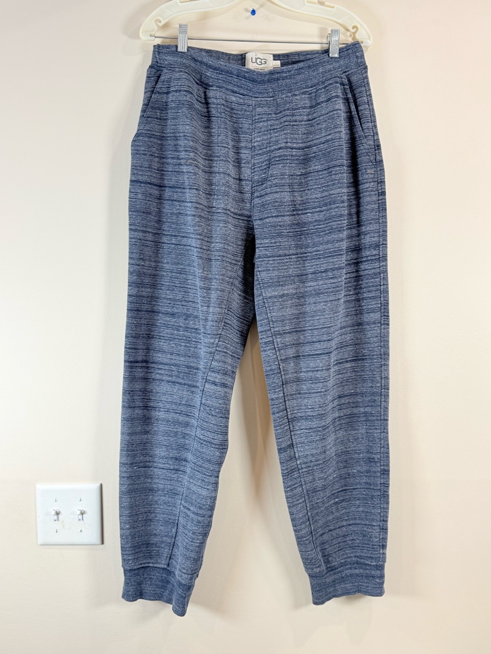 🔥UGG Men’s Blue Knit Jogger Pants Size L EC🔥